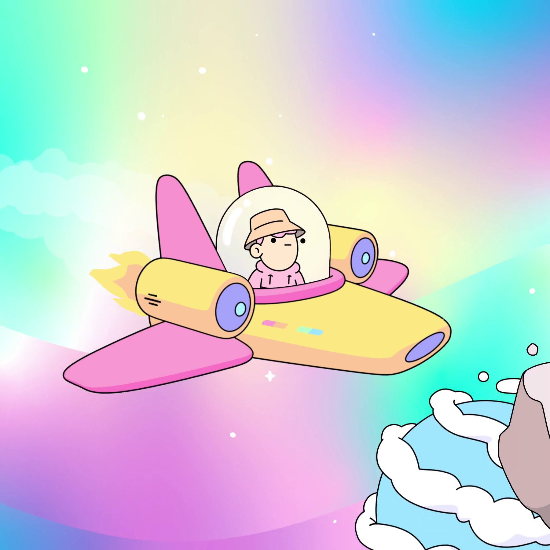 The Doodles Founders - Space Doodles - Space Doodle #9975 - NFT # 9975