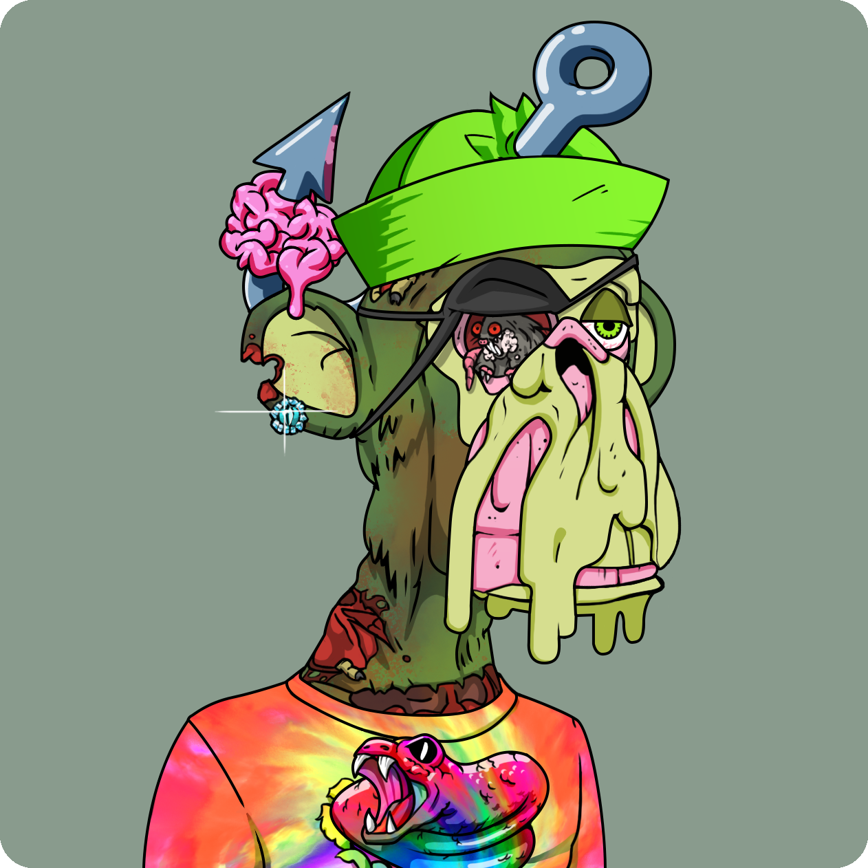 Yuga Labs - Mutant Ape Yacht Club - NFT # 6047