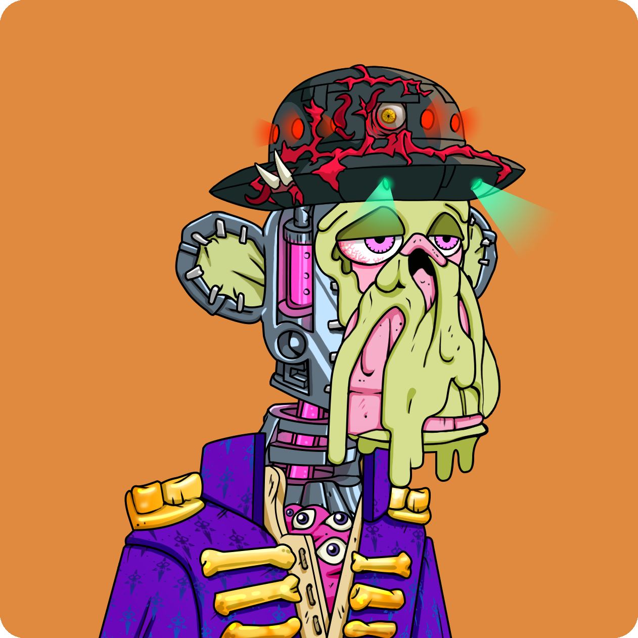 Yuga Labs - Mutant Ape Yacht Club - NFT # 17636