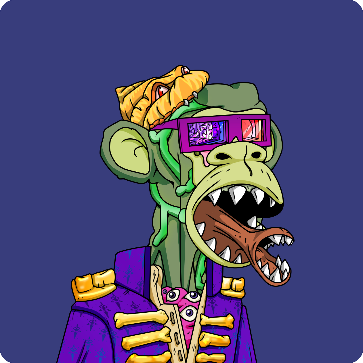 Yuga Labs - Mutant Ape Yacht Club - NFT # 1827