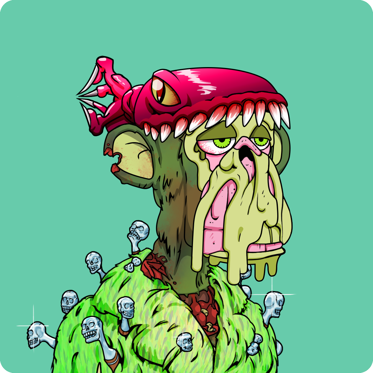 Yuga Labs - Mutant Ape Yacht Club - NFT # 2371