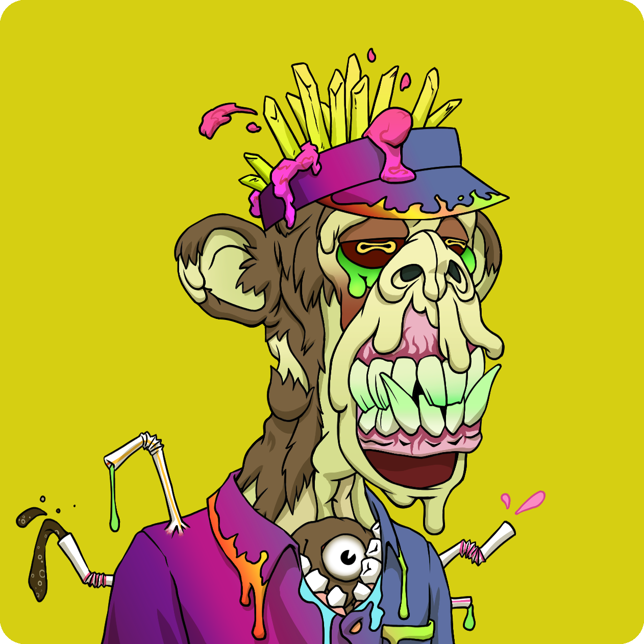 Yuga Labs - Mutant Ape Yacht Club - NFT # 3797