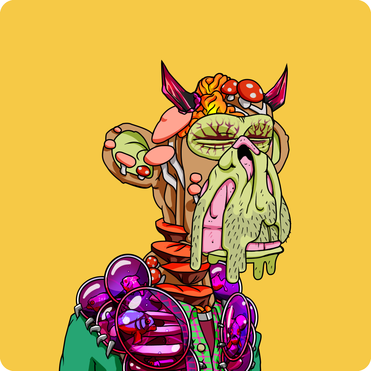 Yuga Labs - Mutant Ape Yacht Club - NFT # 7444