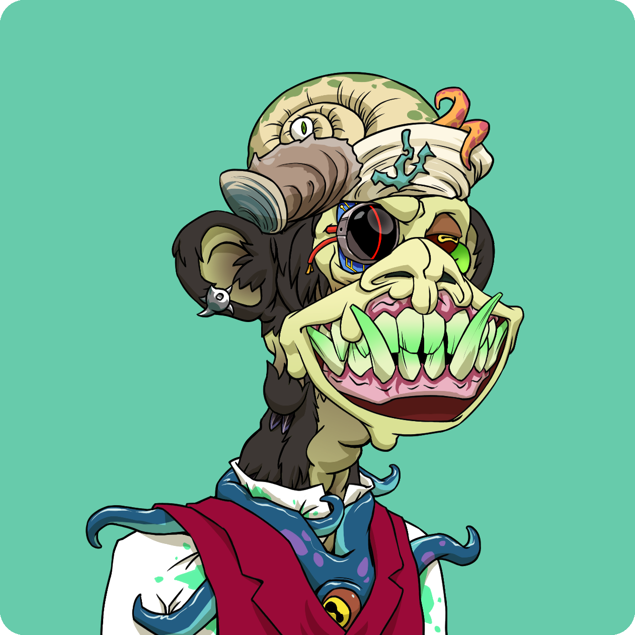 Yuga Labs - Mutant Ape Yacht Club - NFT # 25701