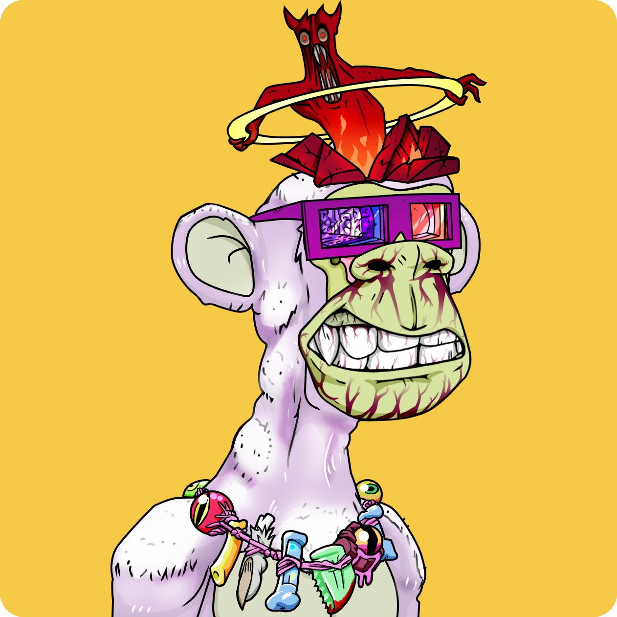 Yuga Labs - Mutant Ape Yacht Club - NFT # 2350