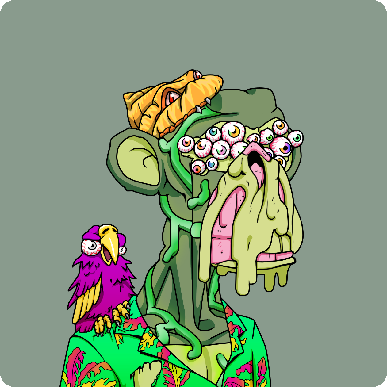 Yuga Labs - Mutant Ape Yacht Club - NFT # 19728