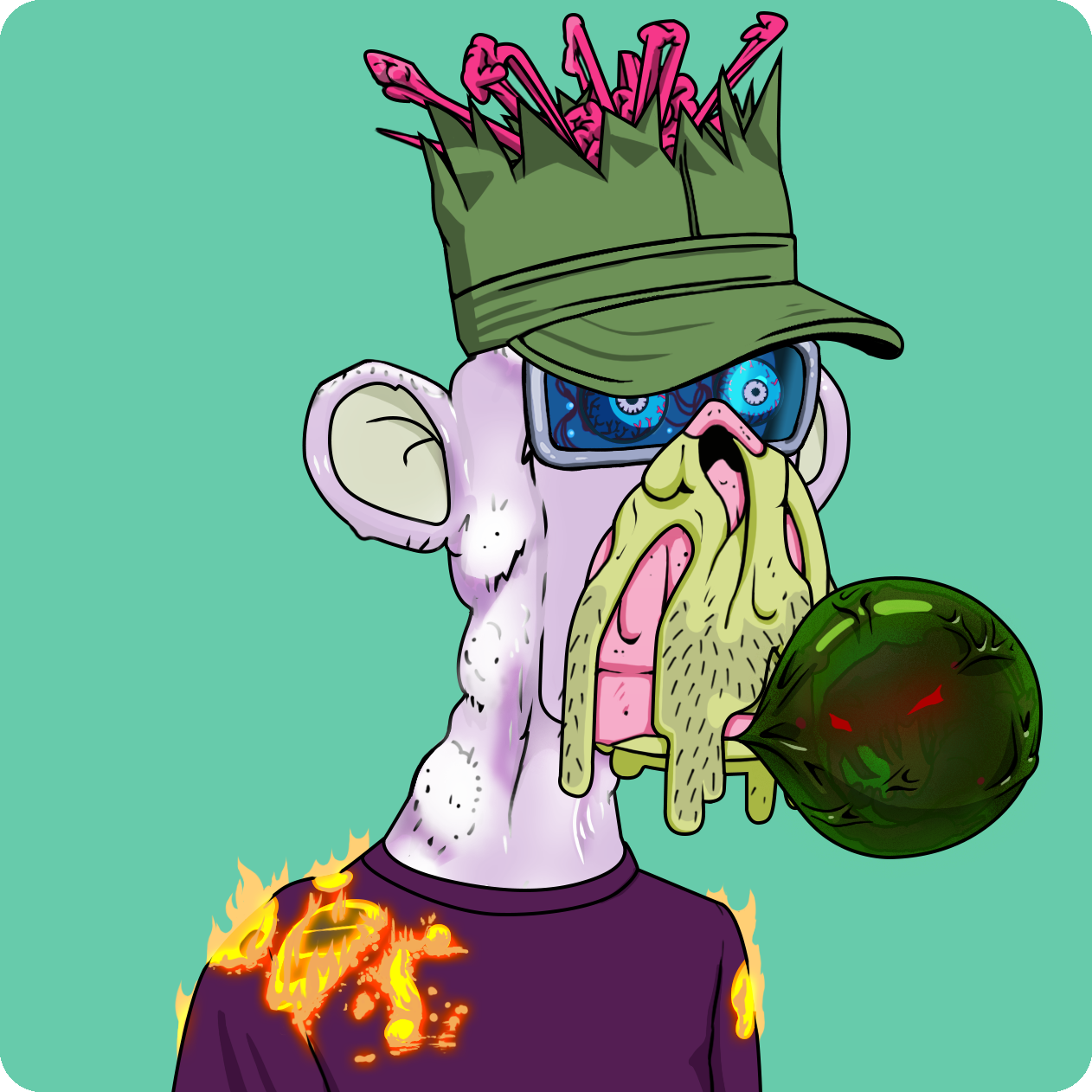 Yuga Labs - Mutant Ape Yacht Club - NFT # 843