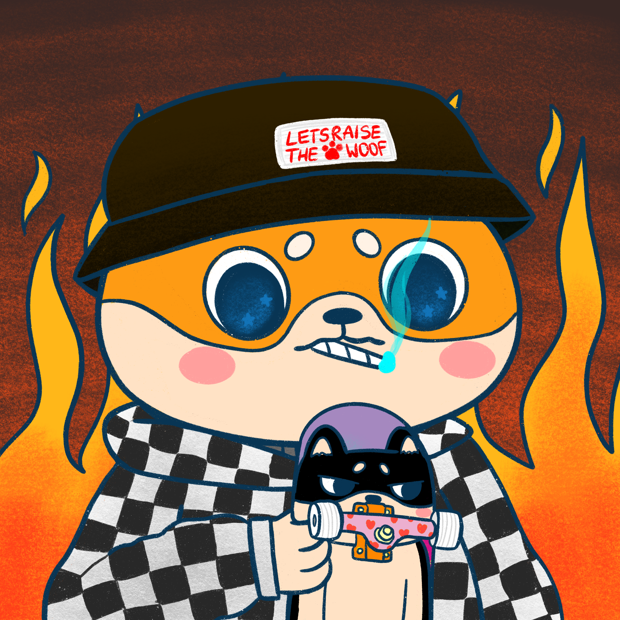 SUZIE - Super Shiba Club - Super Shiba #1196 - NFT # 1196