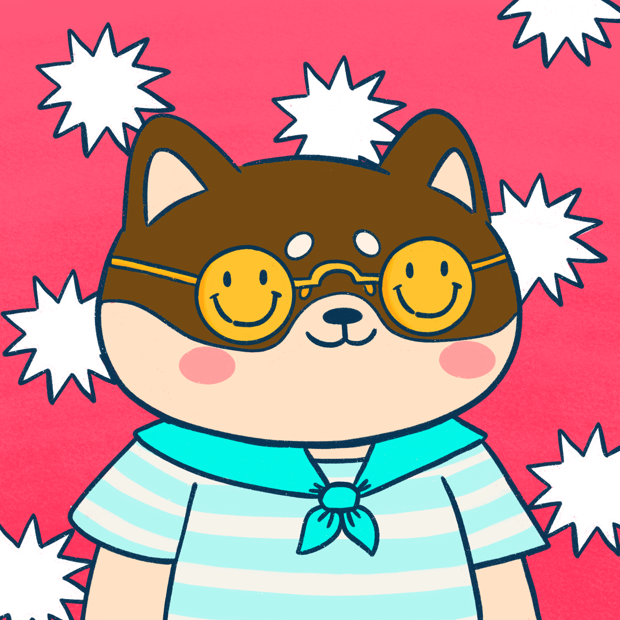 SUZIE - Super Shiba Club - Super Shiba #3710 - NFT # 3710