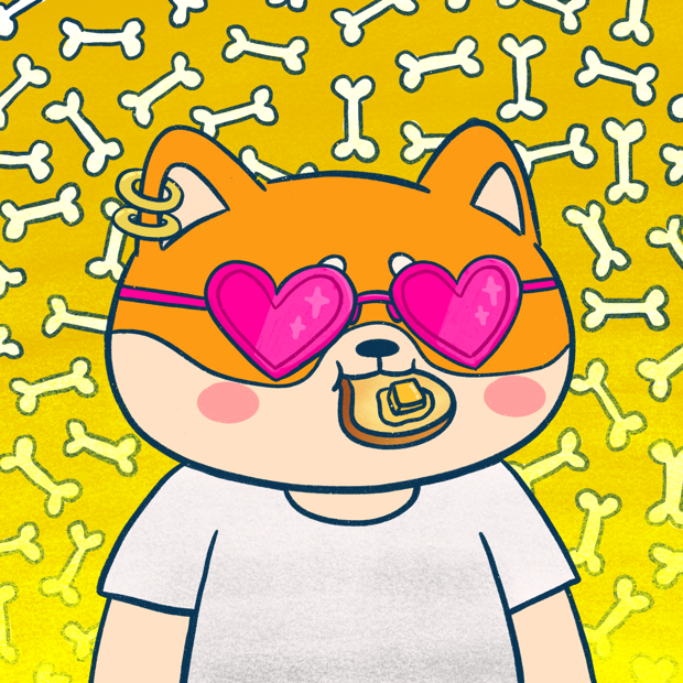 SUZIE - Super Shiba Club - Super Shiba #3754 - NFT # 3754