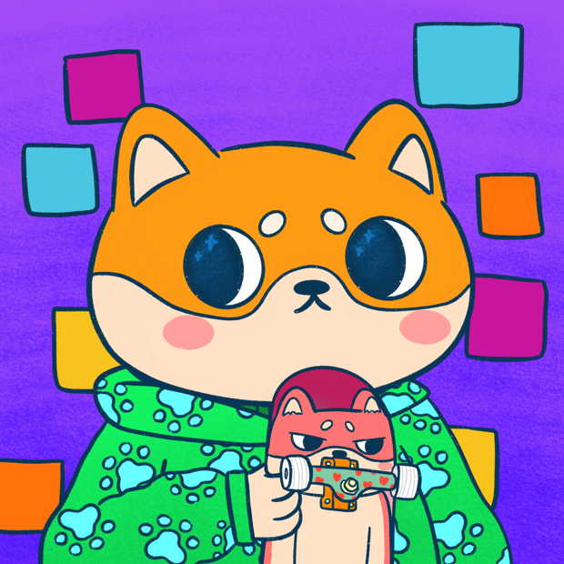 SUZIE - Super Shiba Club - Super Shiba #4166 - NFT # 4166