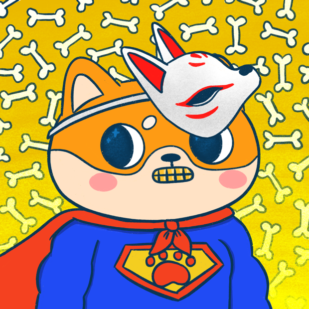 SUZIE - Super Shiba Club - Super Shiba #4447 - NFT # 4447