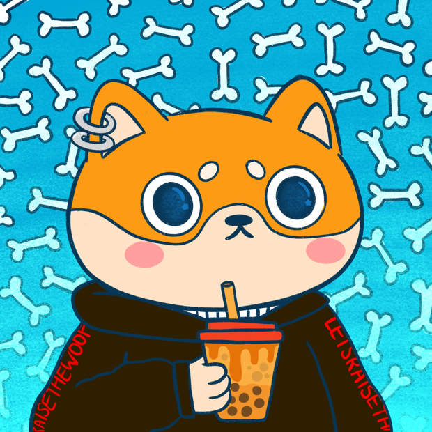 SUZIE - Super Shiba Club - Super Shiba #4580 - NFT # 4580