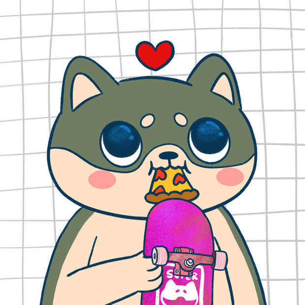 SUZIE - Super Shiba Club - Super Shiba #4586 - NFT # 4586