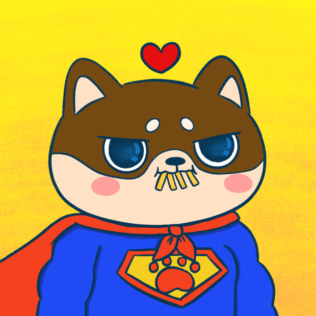 SUZIE - Super Shiba Club - Super Shiba #5290 - NFT # 5290