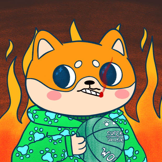 SUZIE - Super Shiba Club - Super Shiba #5808 - NFT # 5808