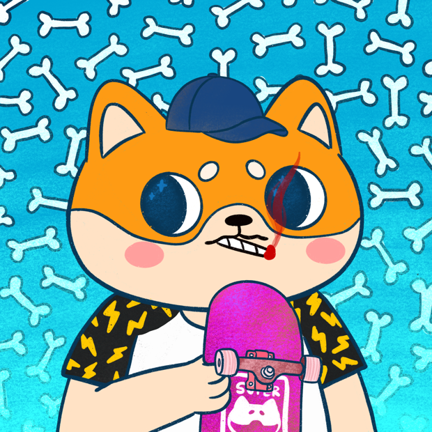 SUZIE - Super Shiba Club - Super Shiba #6351 - NFT # 6351