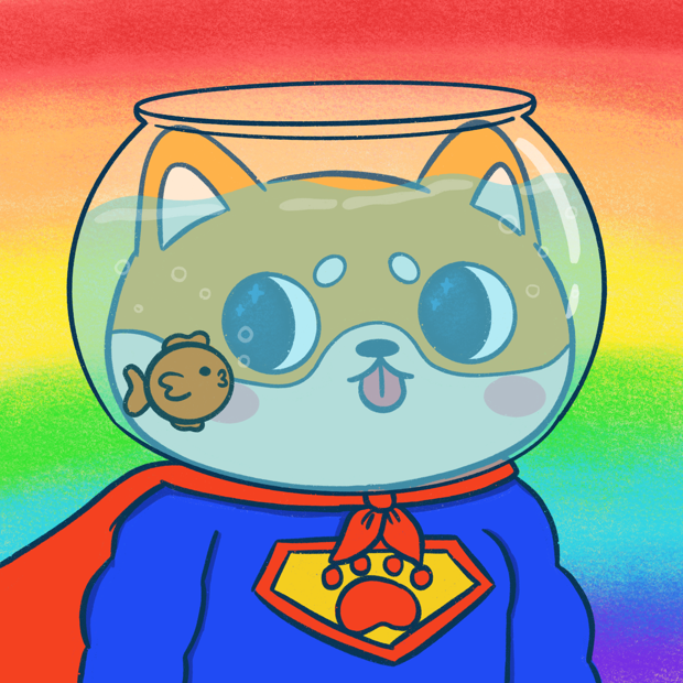 SUZIE - Super Shiba Club - Super Shiba #6464 - NFT # 6464