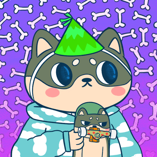 SUZIE - Super Shiba Club - Super Shiba #7198 - NFT # 7198