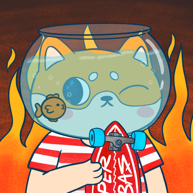 SUZIE - Super Shiba Club - Super Shiba #7296 - NFT # 7296