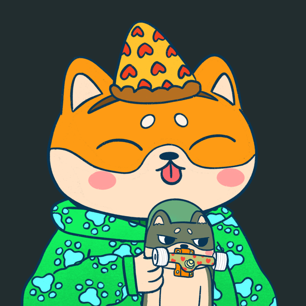 SUZIE - Super Shiba Club - Super Shiba #7696 - NFT # 7696