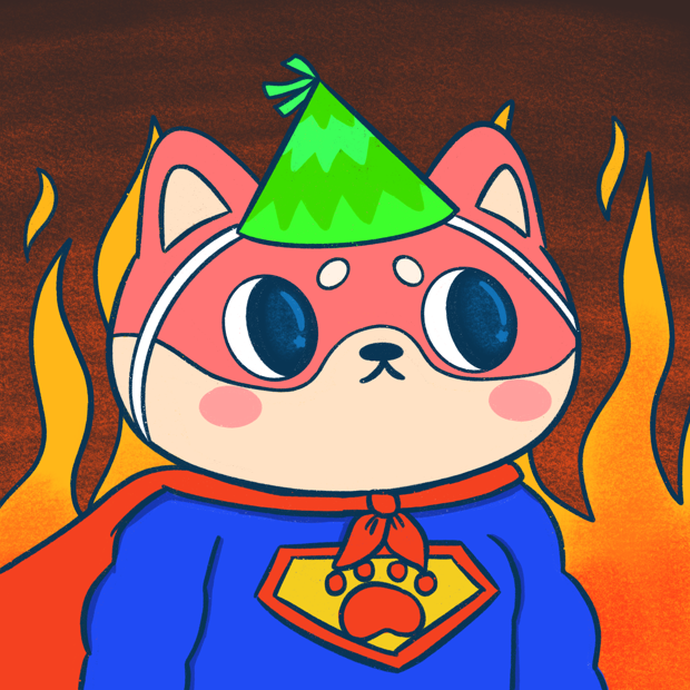 SUZIE - Super Shiba Club - Super Shiba #7698 - NFT # 7698