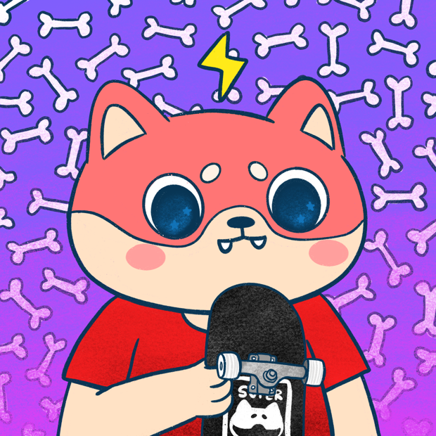 SUZIE - Super Shiba Club - Super Shiba #7706 - NFT # 7706