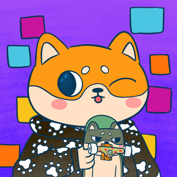 SUZIE - Super Shiba Club - Super Shiba #7718 - NFT # 7718