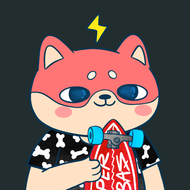 SUZIE - Super Shiba Club - Super Shiba #9542 - NFT # 9542