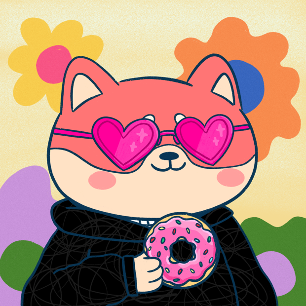 SUZIE - Super Shiba Club - Super Shiba #9858 - NFT # 9858